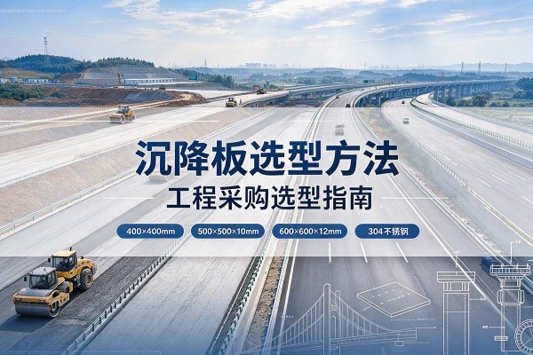 广平沉降板选择方法