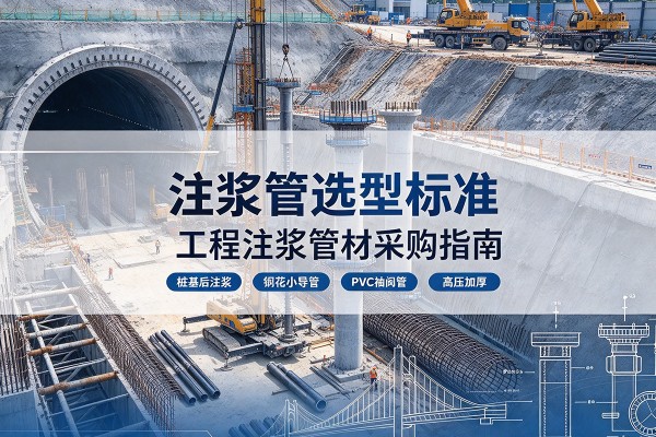 广平注浆管选型标准