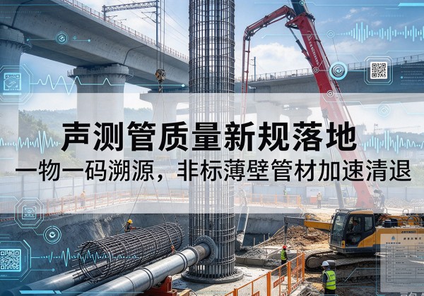 广平声测管质量新规落地，一物一码溯源，非标薄壁管材加速清退