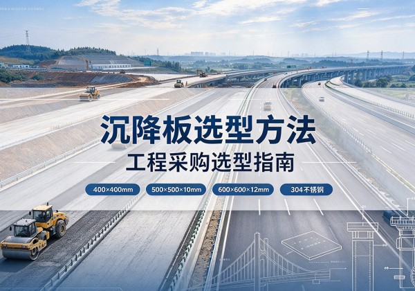 广平沉降板选择方法